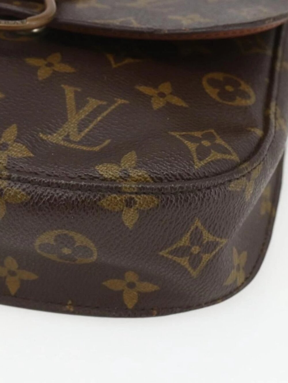 LOUIS VUITTON Monogram Saint Cloud MM Shoulder Bag M51243 LV Auth 162494 - Picture 3 of 16